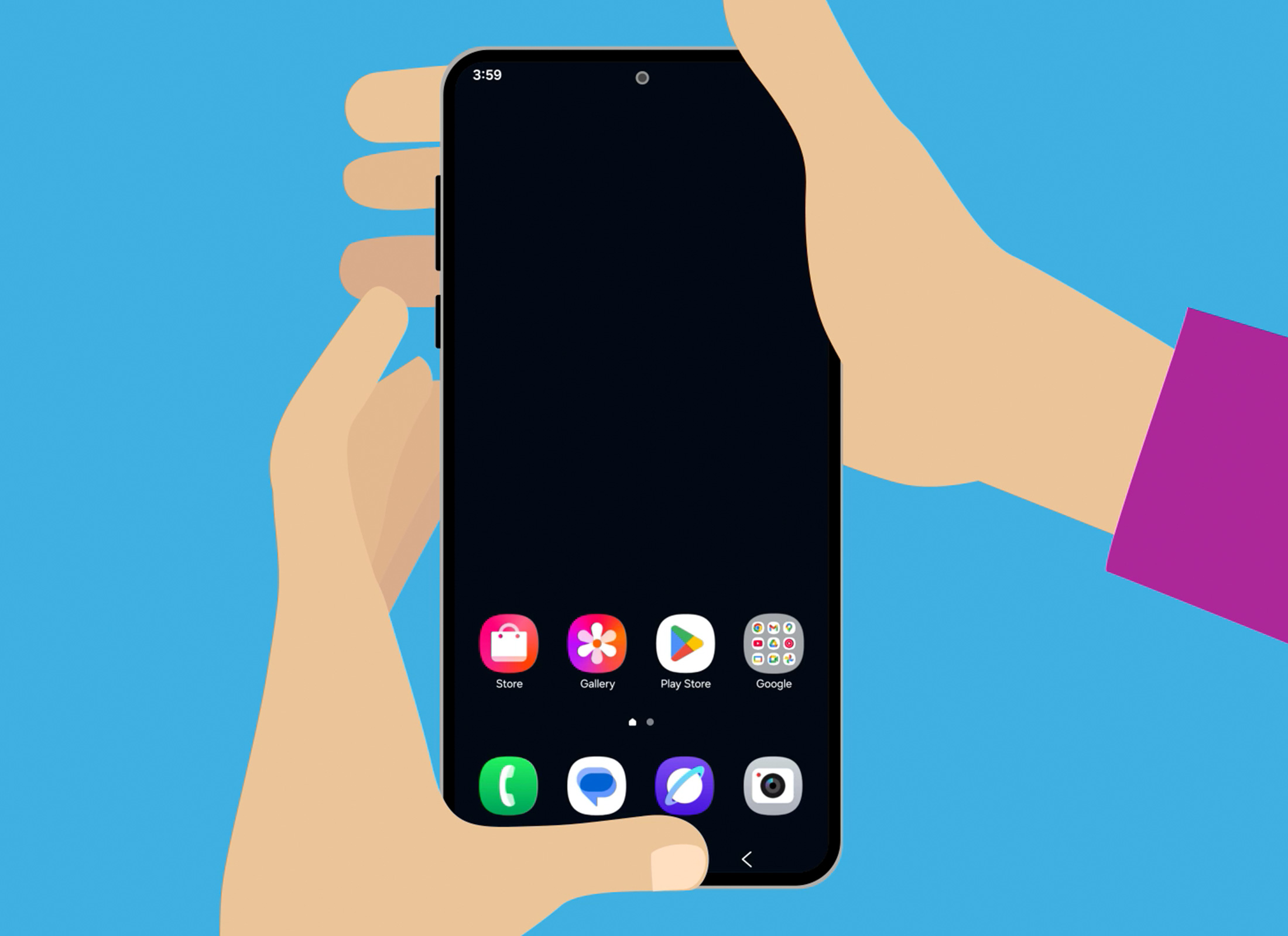 Android phone side keys
