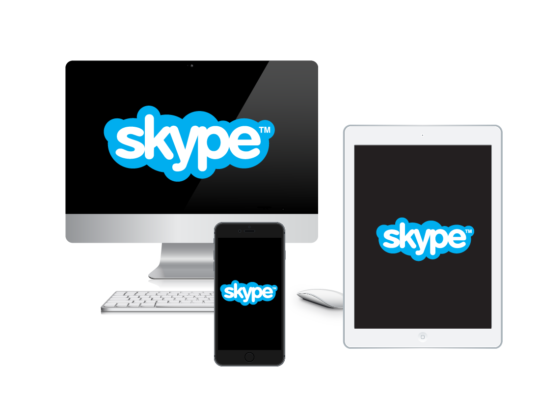 Skype can be used on computers, tablets and smartphones