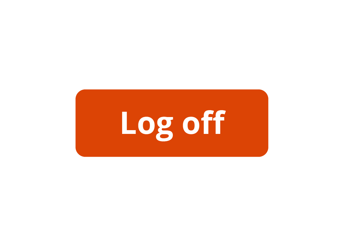 The Log off button