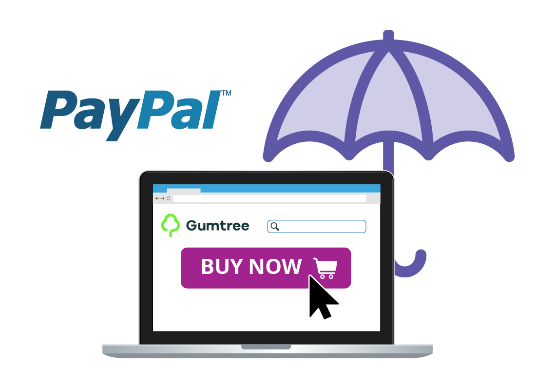 PayPal offers protection for online purchases.