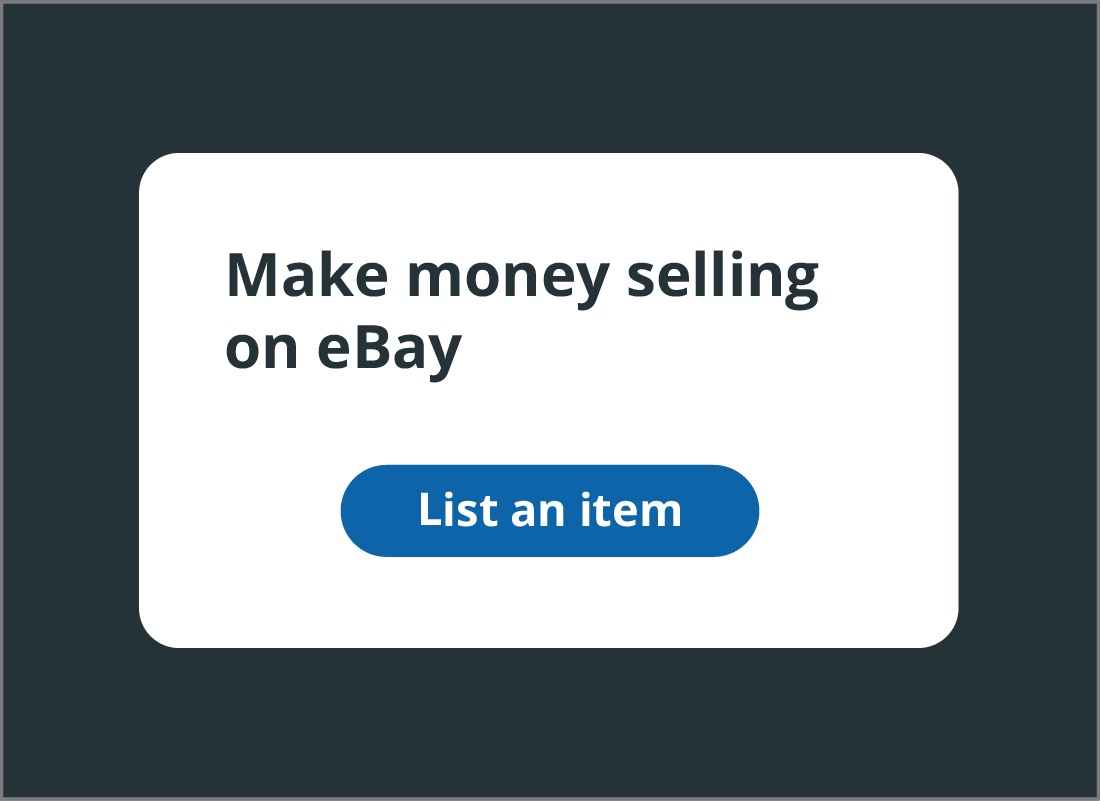 eBay listing process