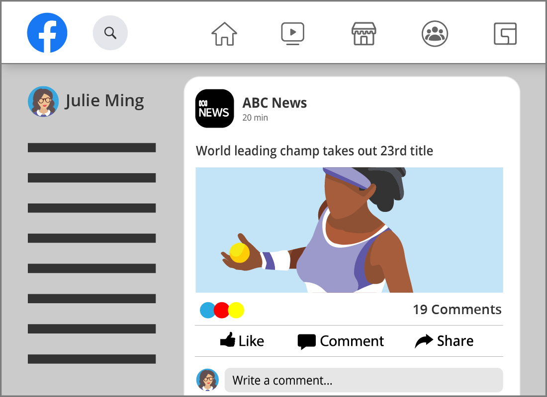 You can follow the latest news reports on social media apps.
