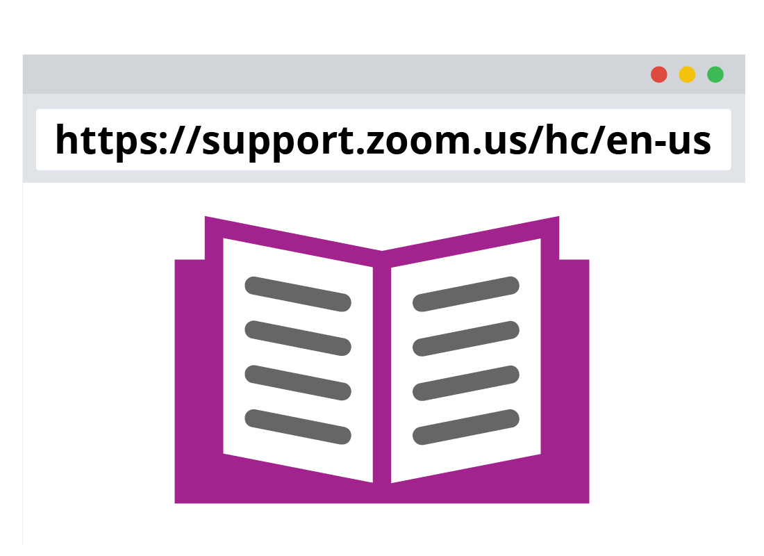 Zoom's website has a great deal of support and helpful information at https://zoom.us/hc/en-us.