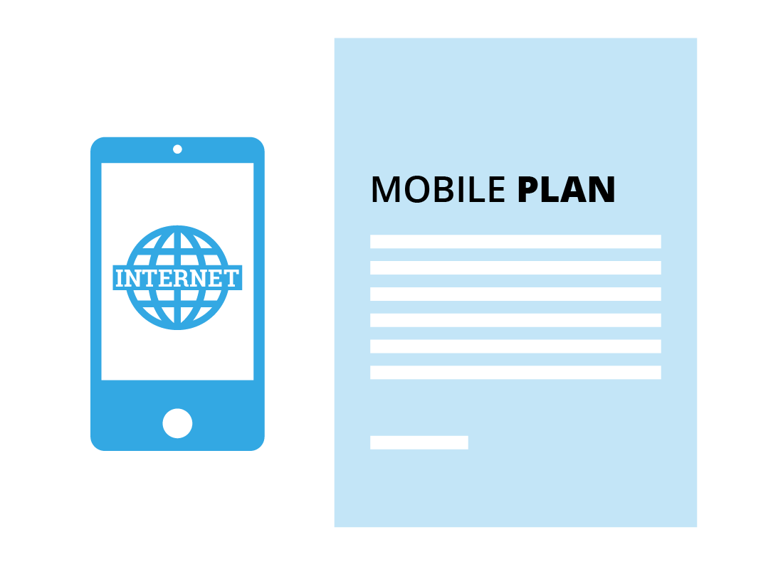You can buy a mobile plan with or without a handset and vice versa
