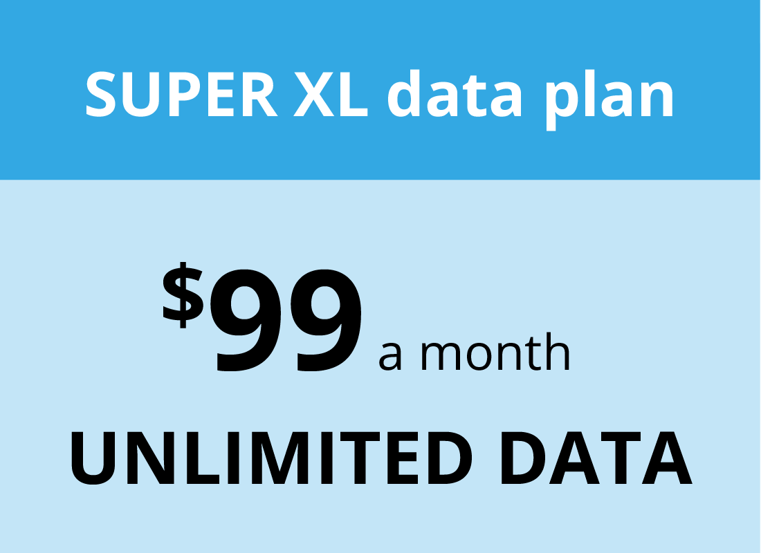 Some data plans are unlimited, but they are expensive
