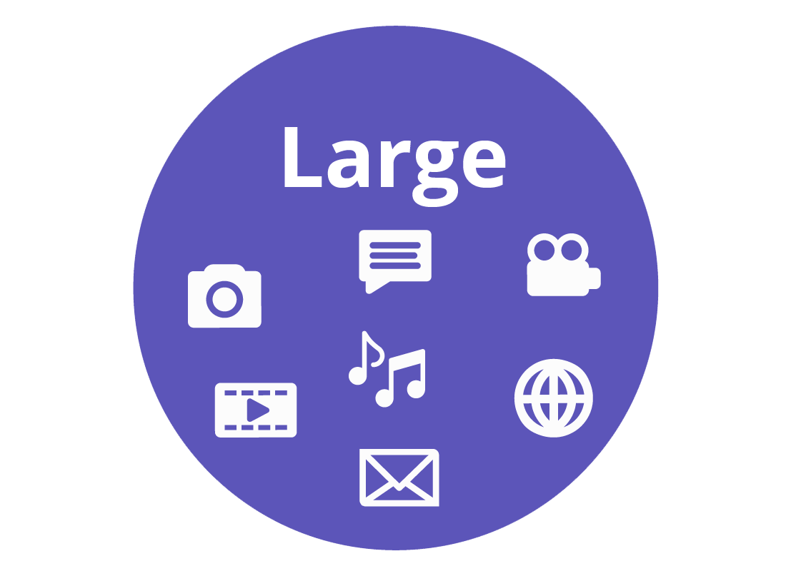 Large internet plans offer a lot of data