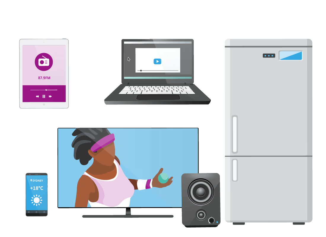 Lots of devices can use a home Wi-Fi network, even your fridge!