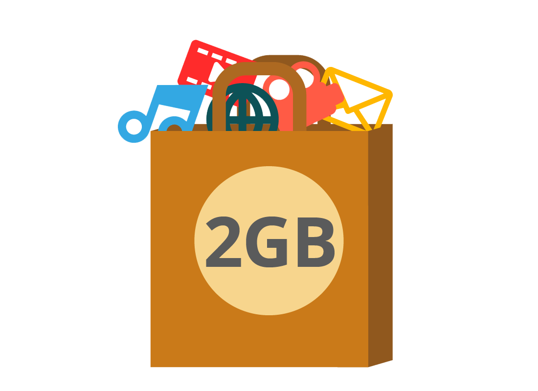 2GB of data a day on holiday can let you do quite a lot online