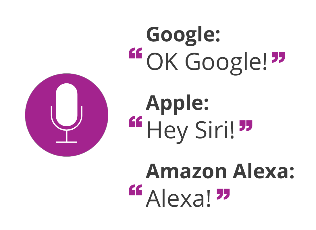 Getting the voice assistant's attention