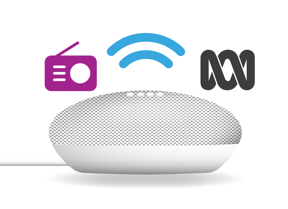 smart speaker playing internet radio