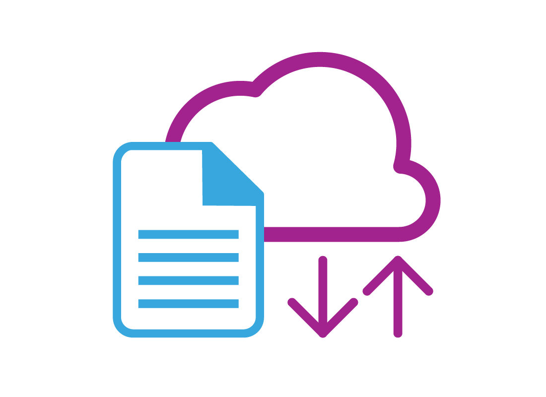 cloud with document