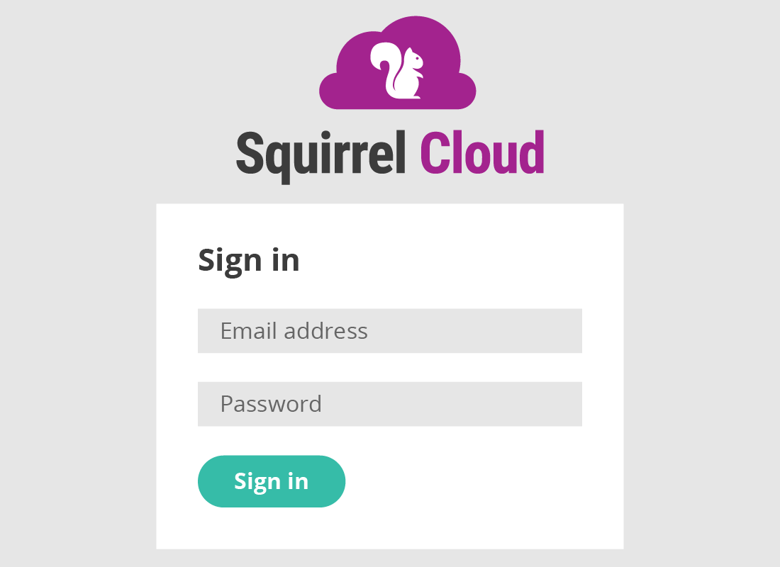 Signing into a cloud account