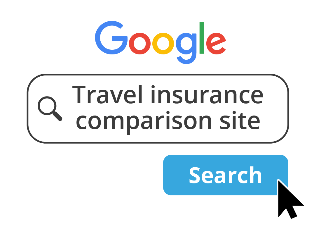 Googling travel insurance deals online