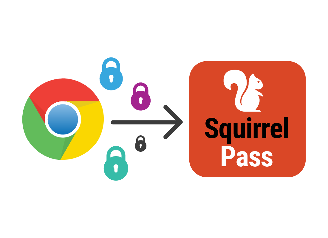 Importing passwords from Chrome into Squirrel Pass
