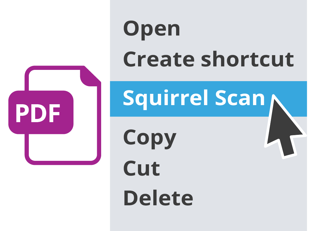 Scanning a PDF for threats