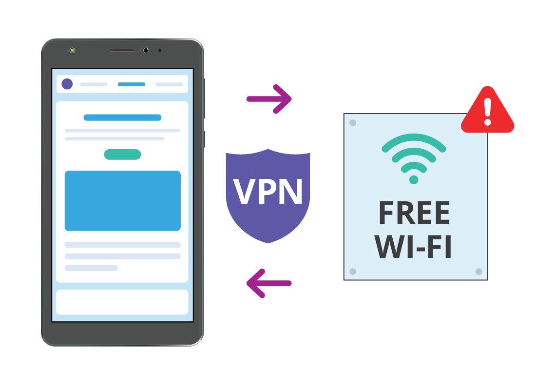 Using  VPN over public Wi-Fi