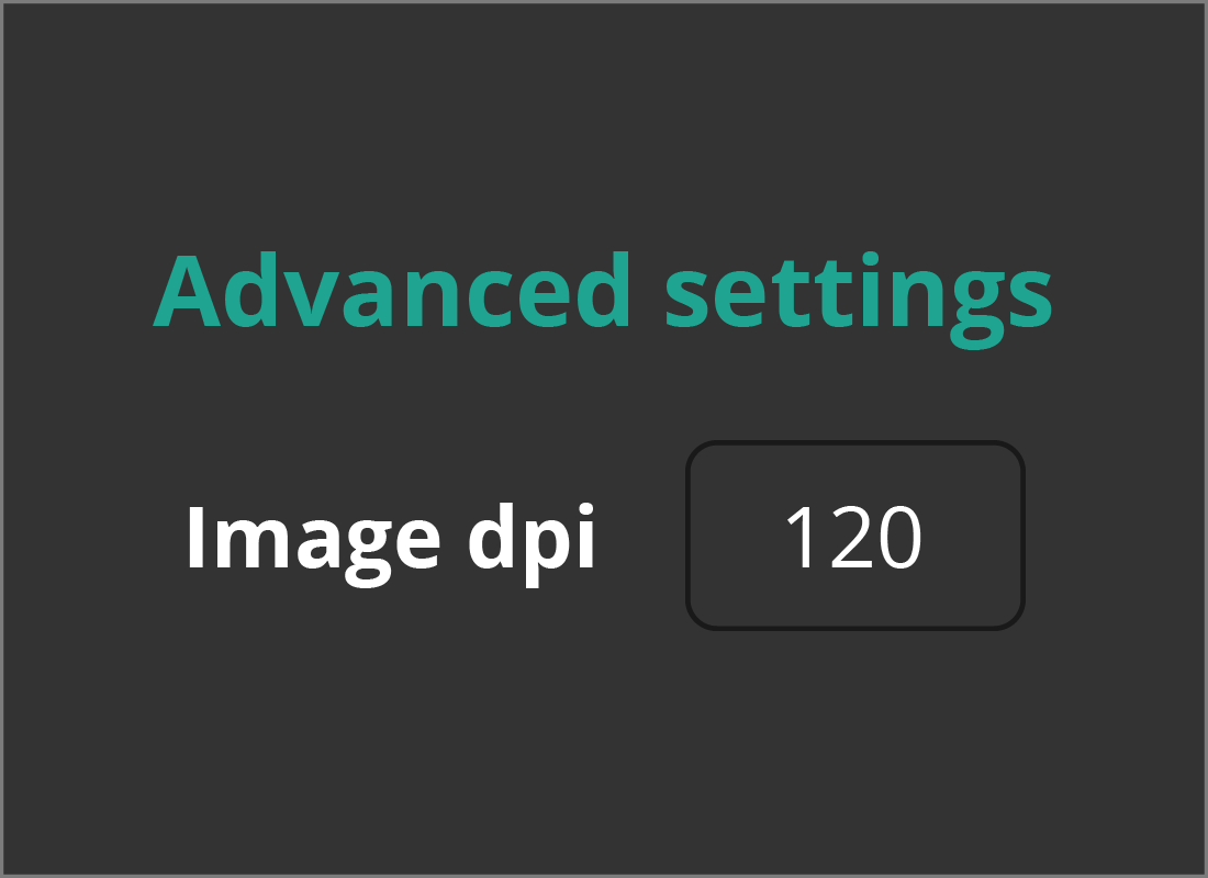 The dpi value can be found and changed in Advanced Settings in a photo editor