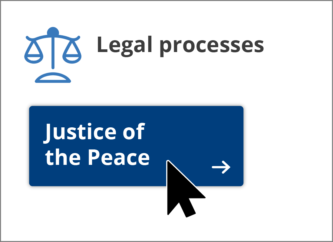 An illustration of a Justice of the Peace link in a Legal processes category