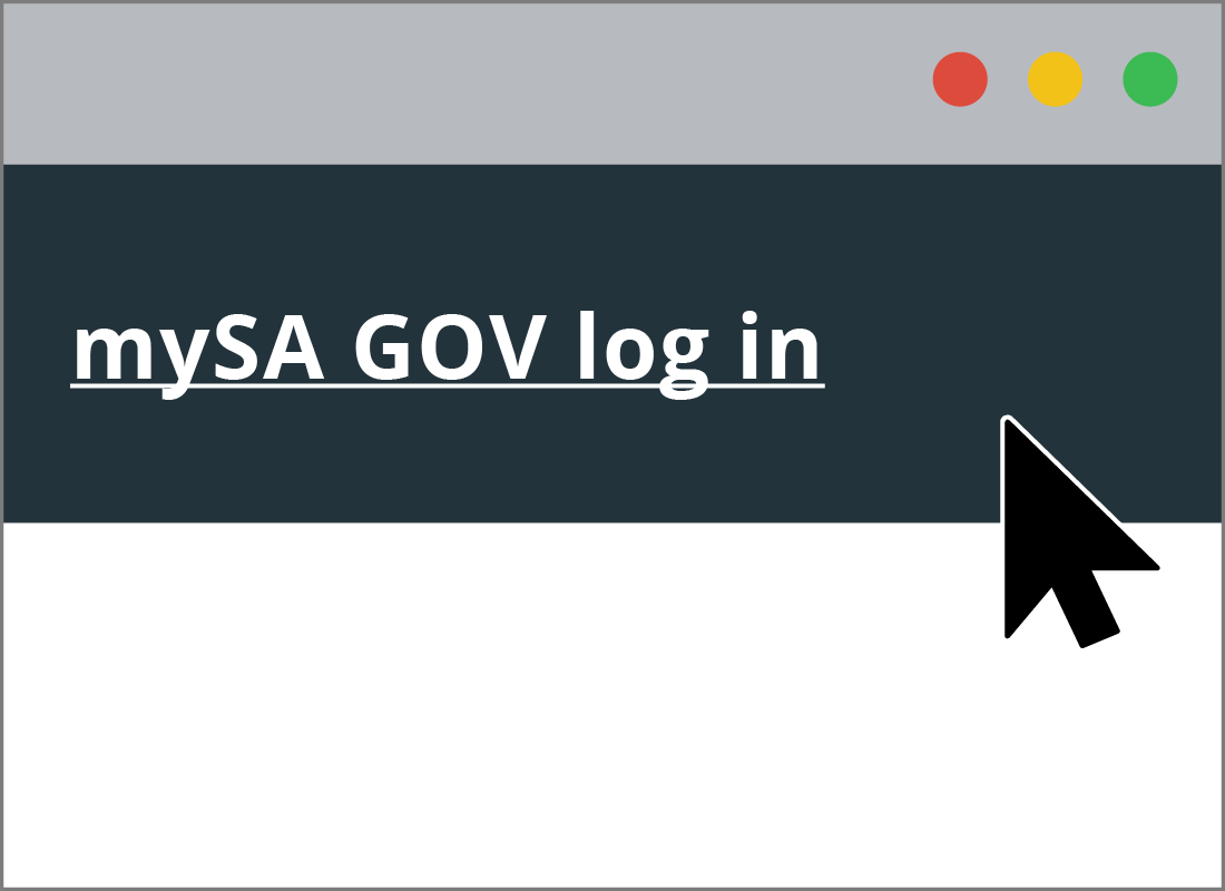 An illustration of the mySA GOV log in link.