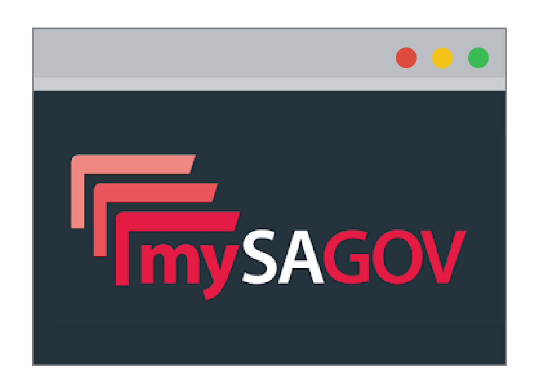 The mySA GOV logo