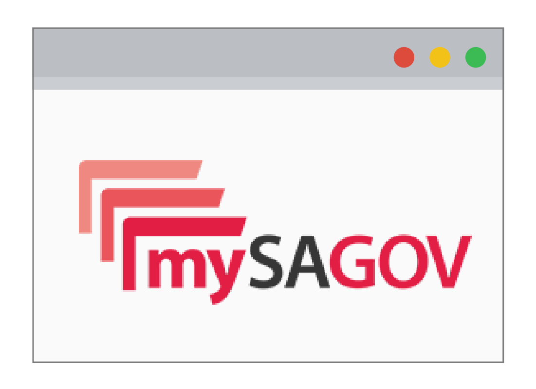 The mySA GOV logo