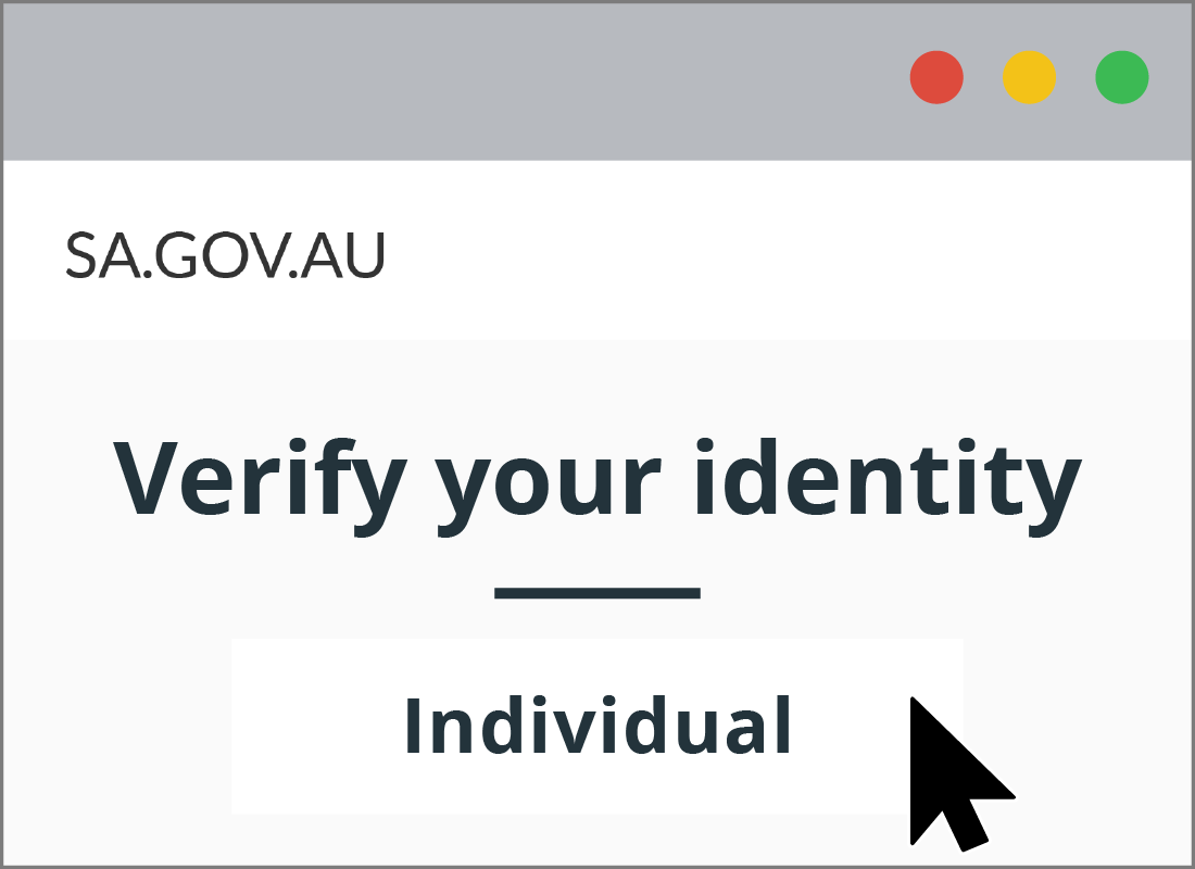 An illustration of a Create and account online form