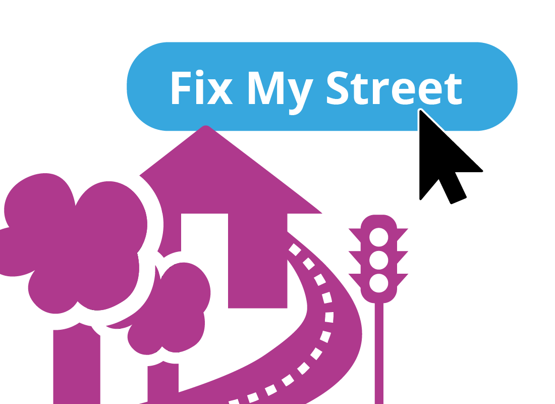 An illustration of the Fix My Street link