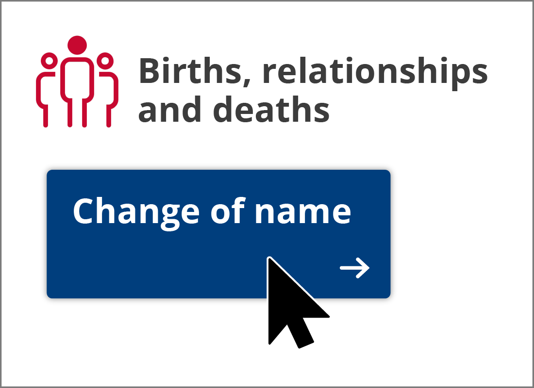 Births, relationships and deaths service.