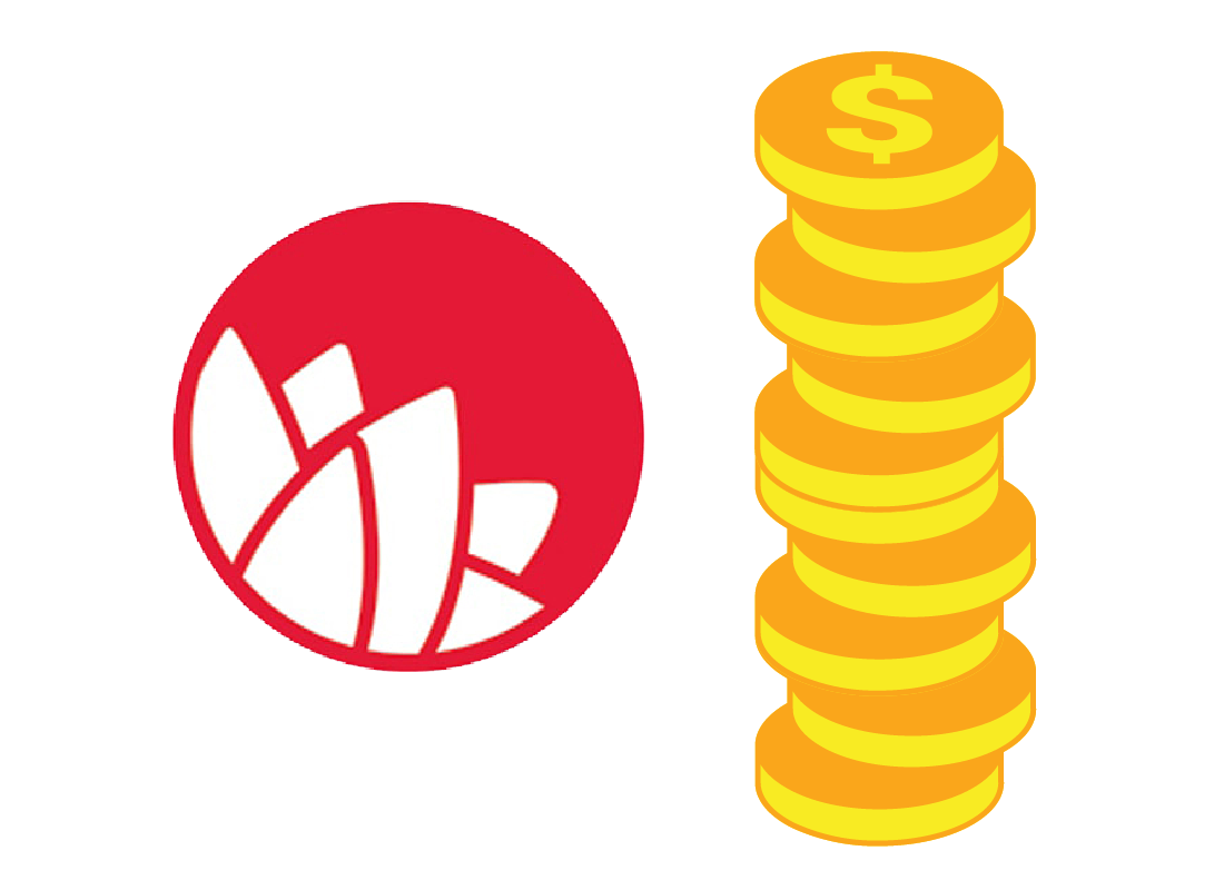 NSW logo with coins next to it