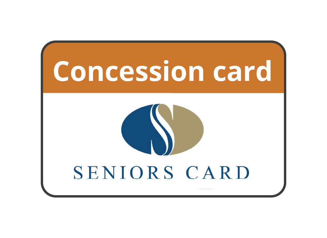 A seniors concession card