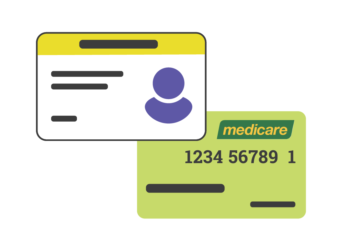 A licence and a medicare card
