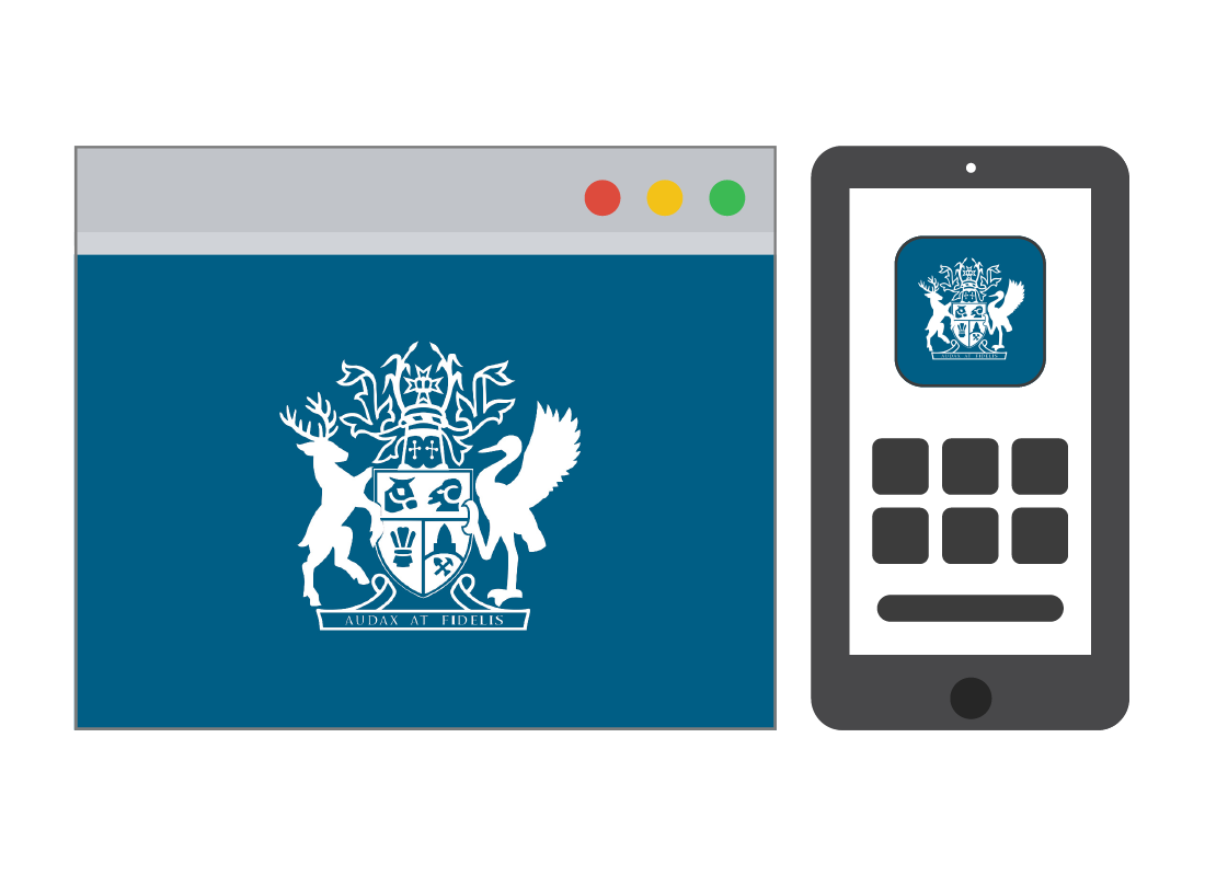 QLD website and app on smartphone