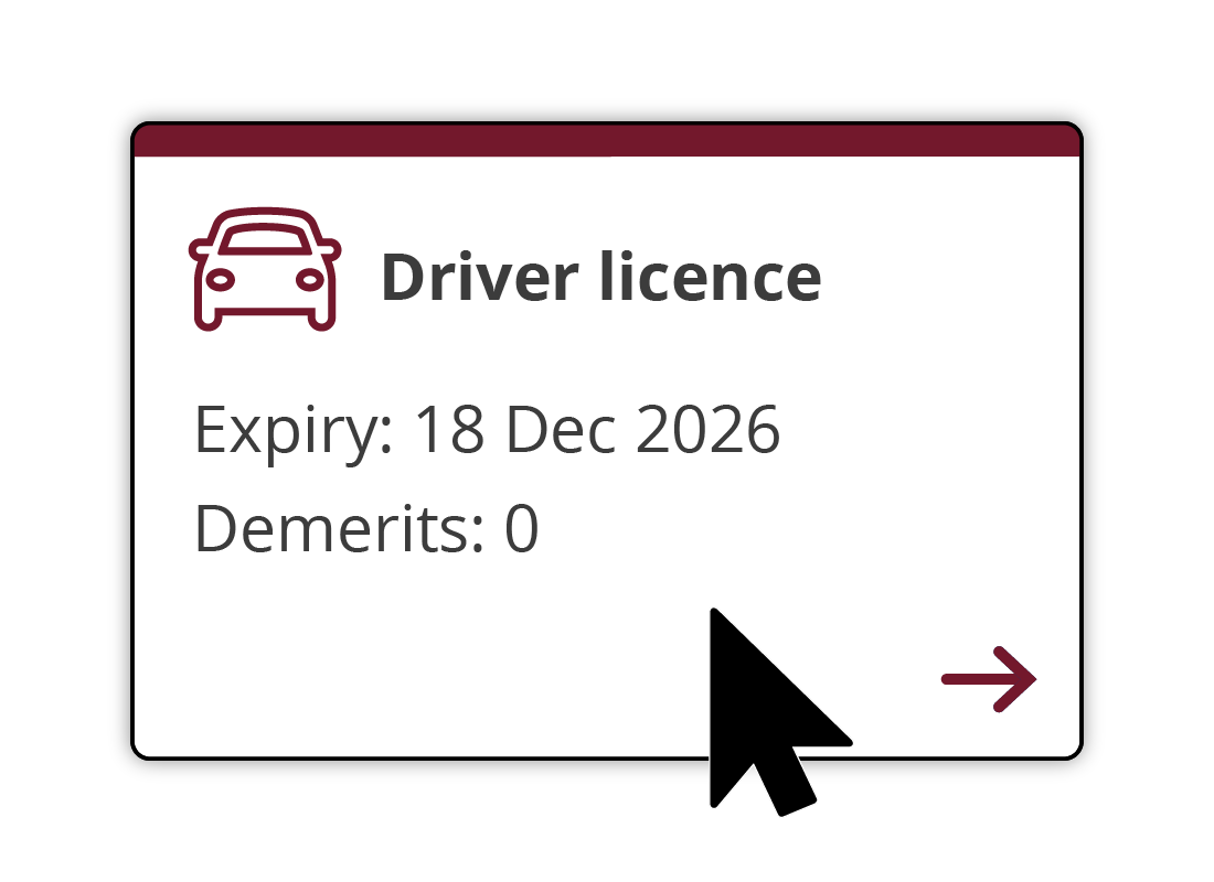 Driver licence information
