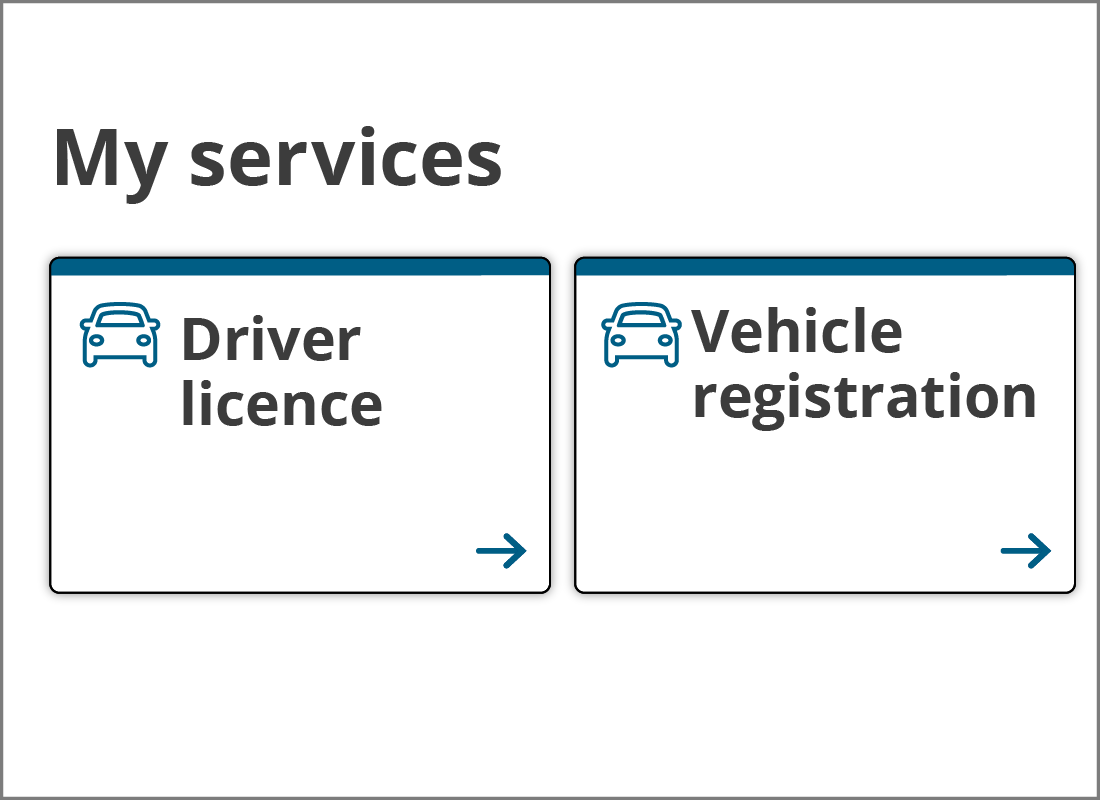 QGov login screen