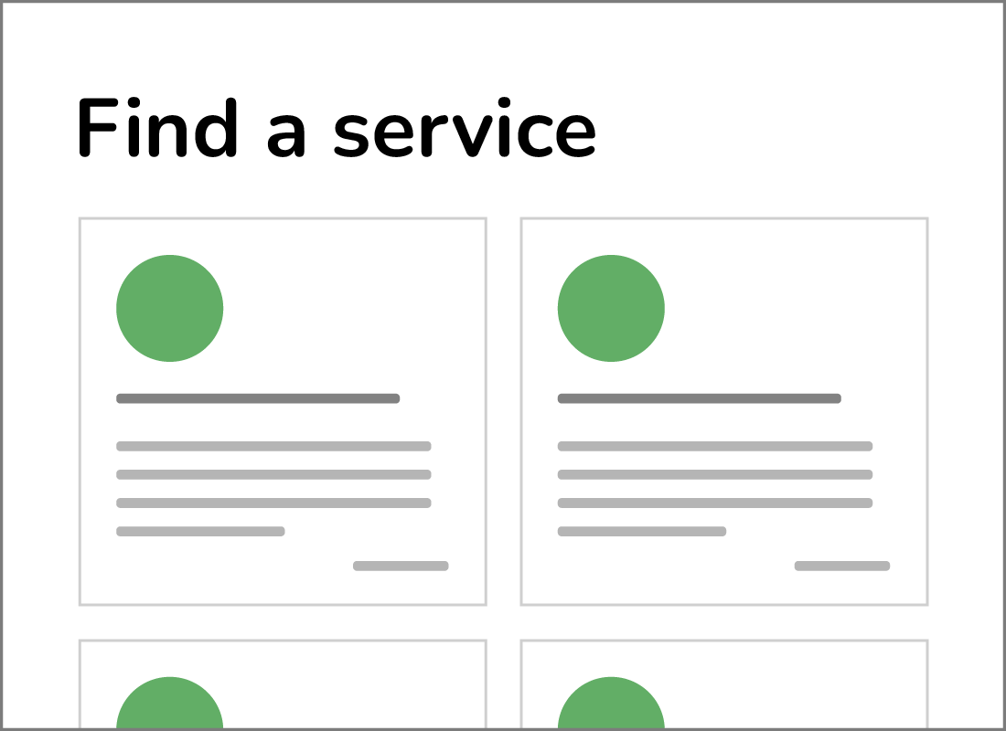 TThe essential services webpage