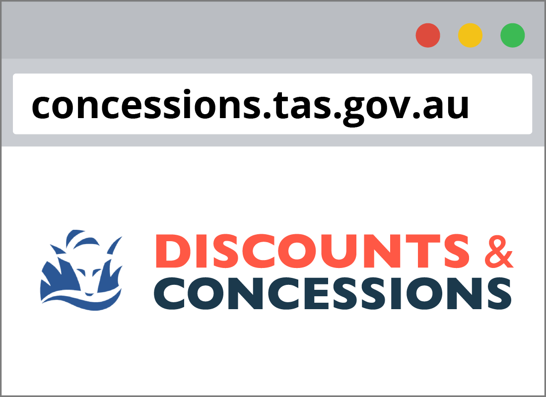 The discounts and concessions webpage