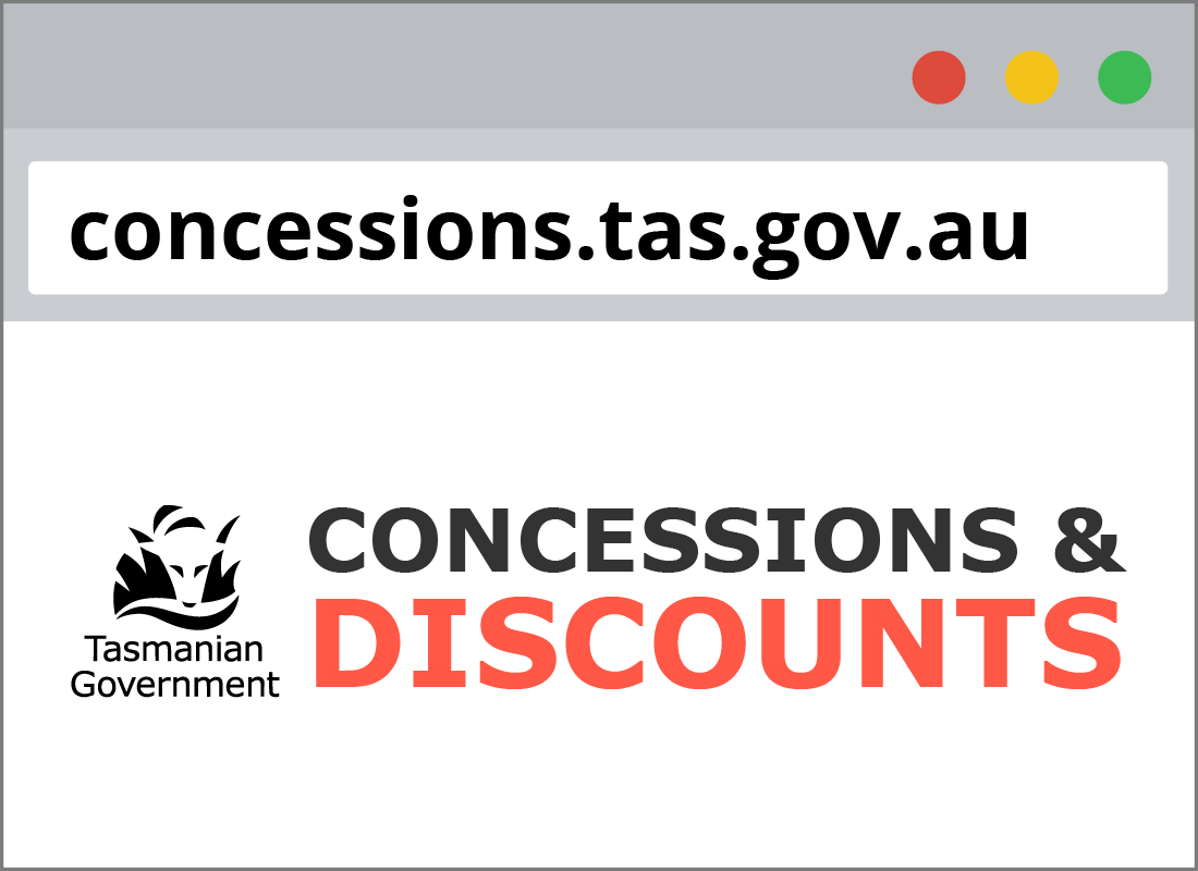 The discounts and concessions webpage