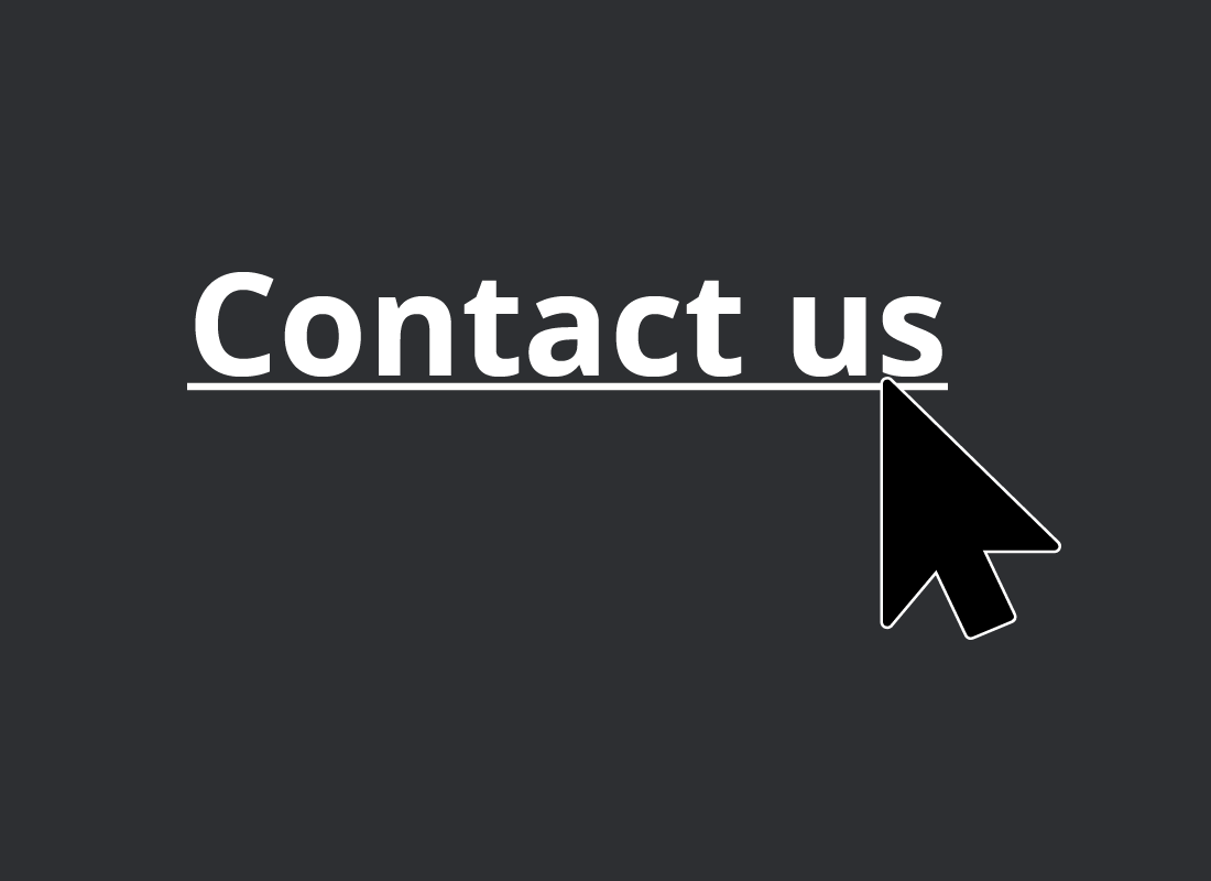 An illustration of a Contact us link on a web page.