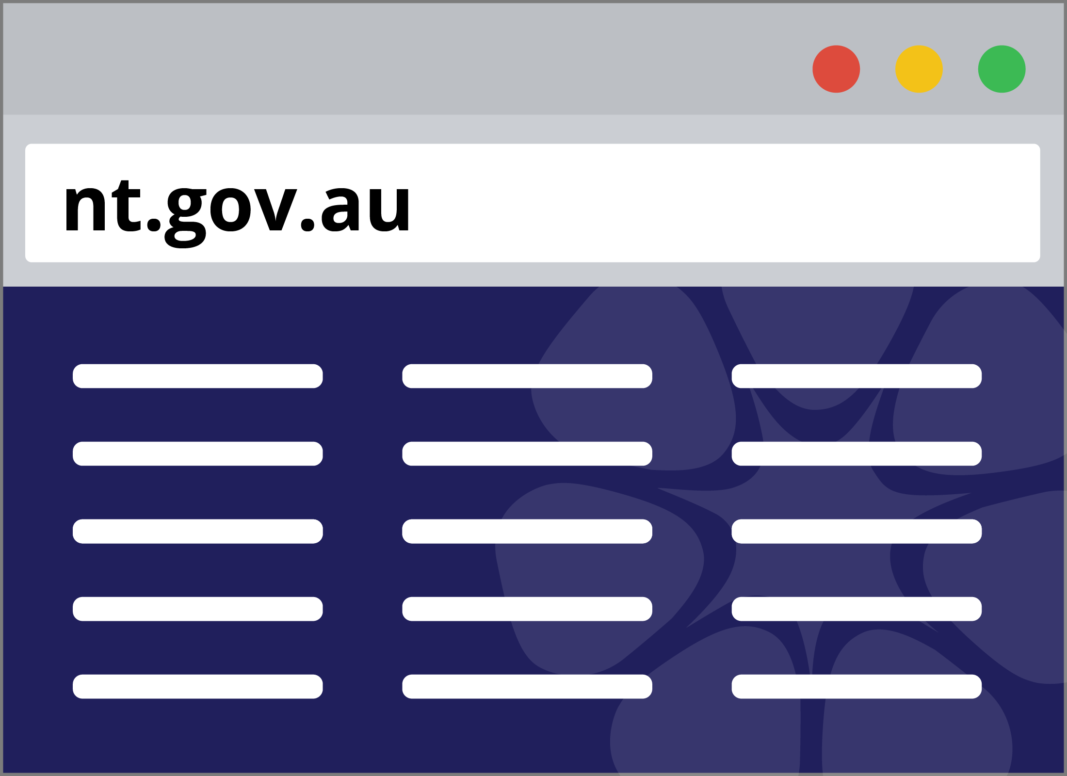 Siti web del governo del Northern Territory