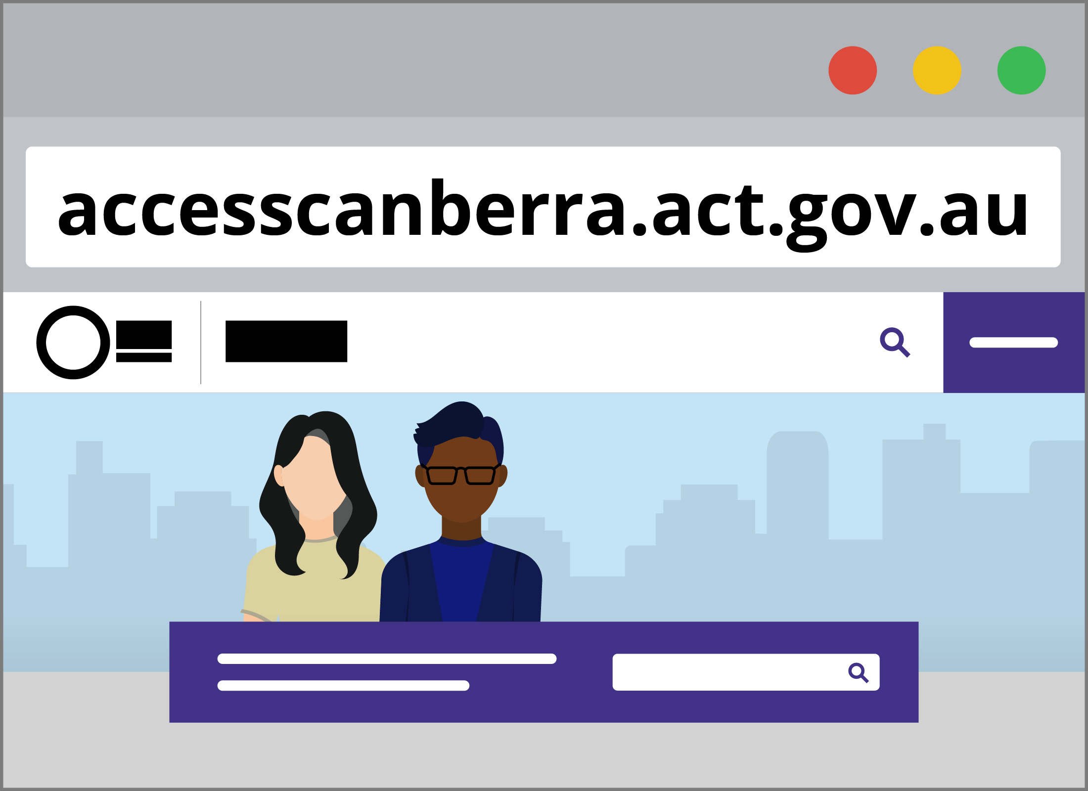 Access Canberra website