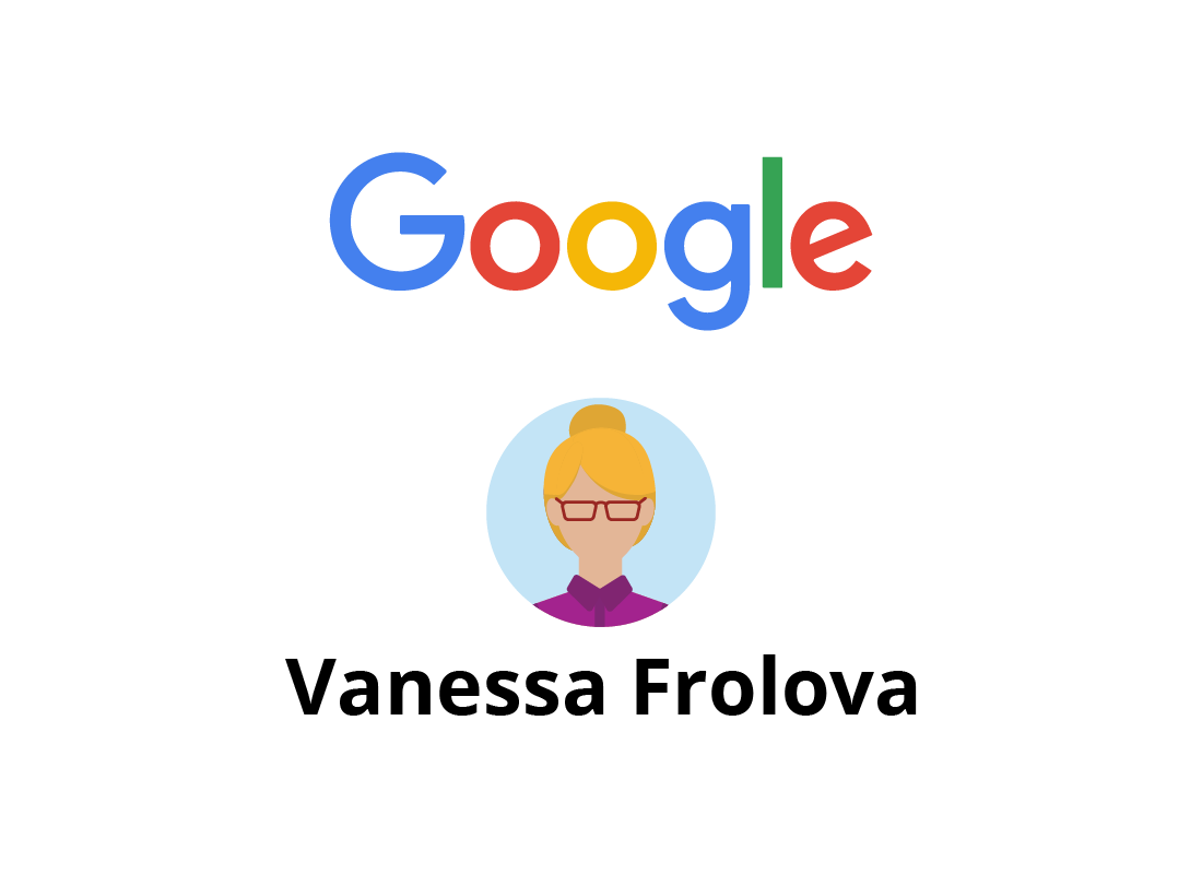 A Google account profile button