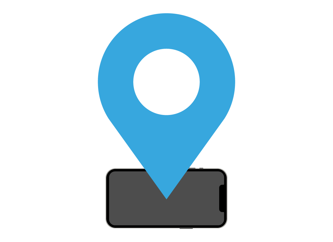 A location pointer icon
