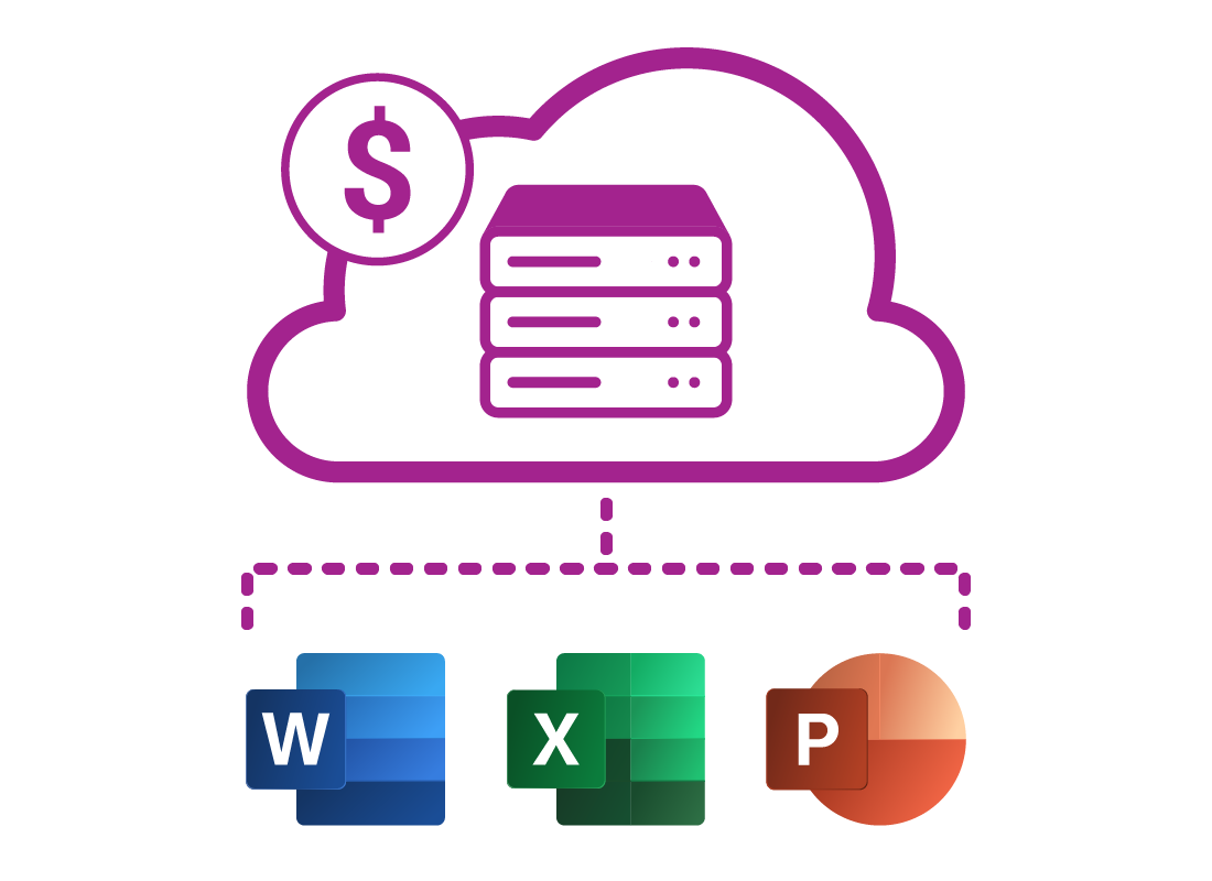 Paying for cloud apps and storage