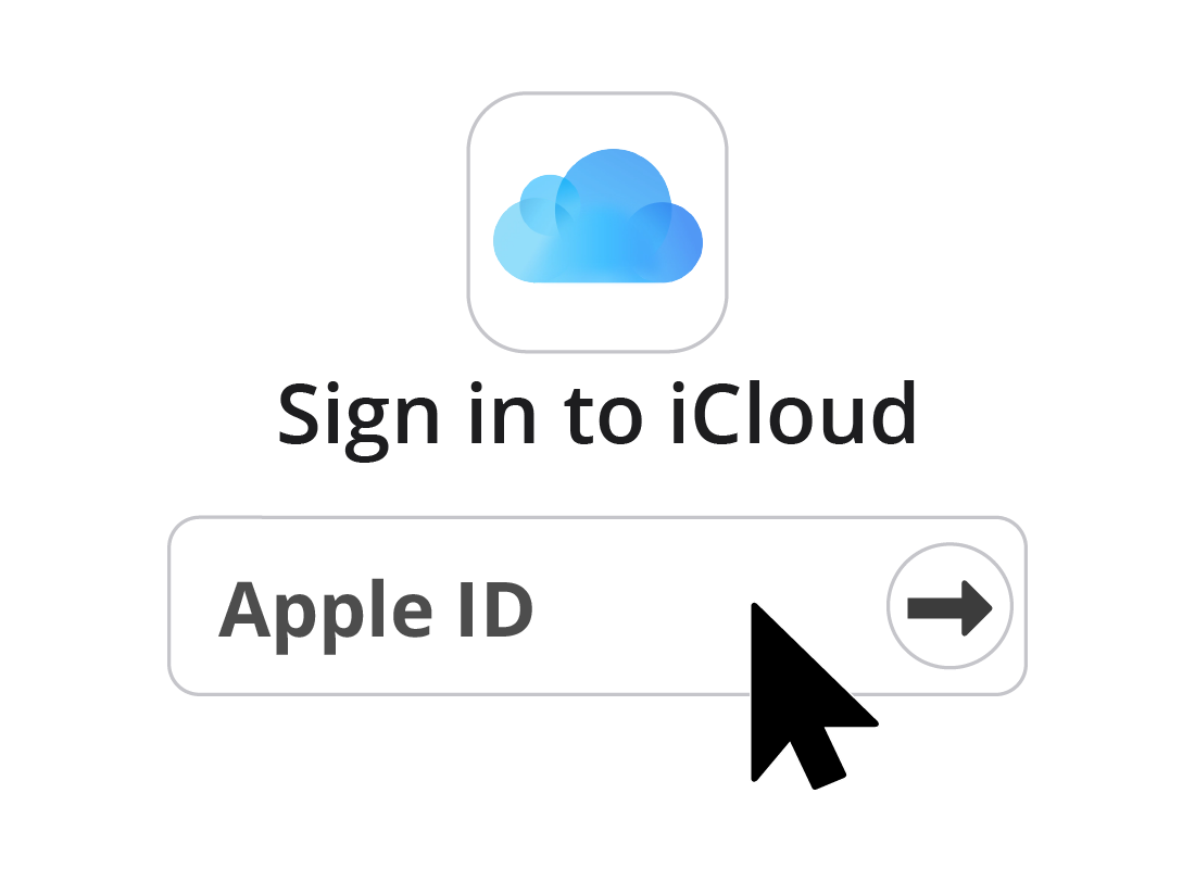 icloud sign in screen