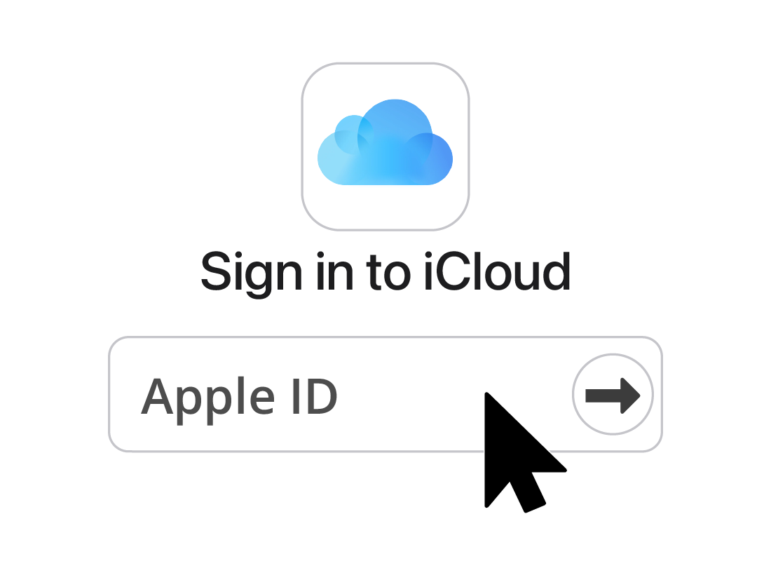 icloud sign in screen