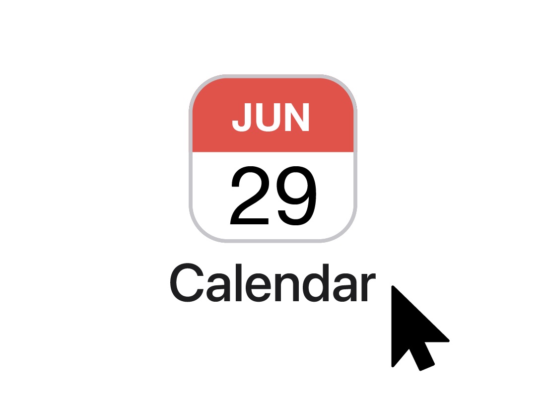 The calendar icon