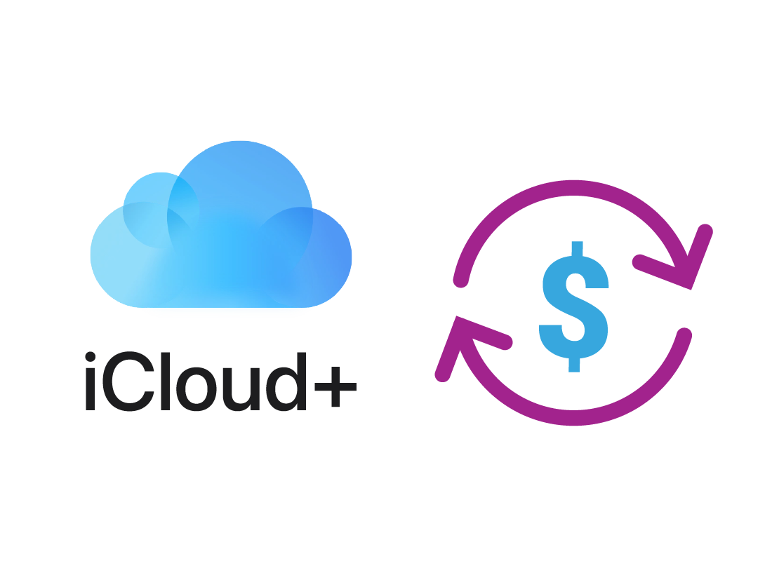 icloud plus logo with recurring payments