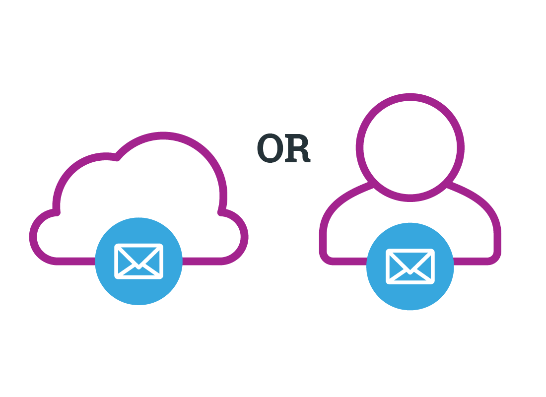 cloud email or personal email