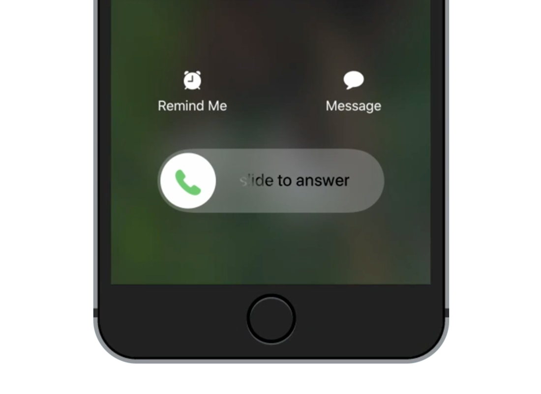 Το iPhone δέχεται μια τηλεφωνική κλήση
