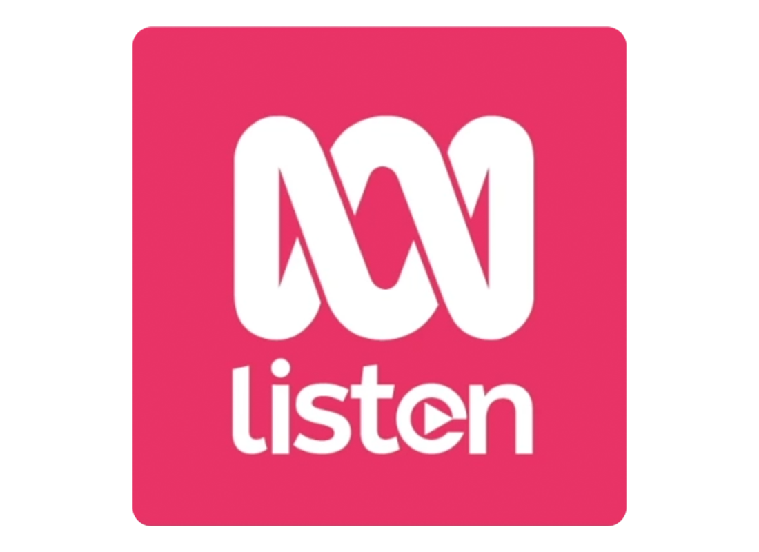 Апликациите за поткасти како што е ABC Listen може да се преземат од App Store